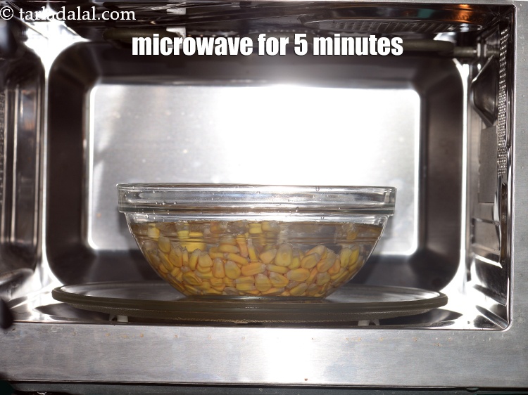 Step 6 – Put inside the microwave and microwave on high for 5 minutes or till the corn …
