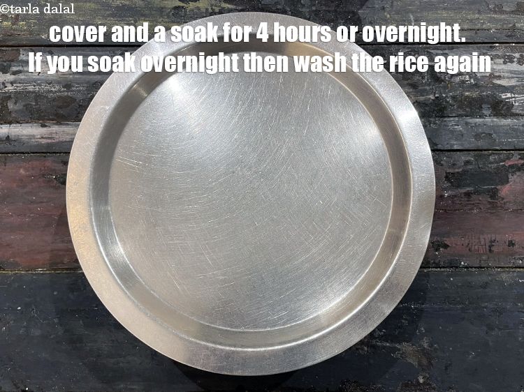 Step 6 – Cover and soak it in water for at least 4&nbsp;hours. If you soak overnight then …