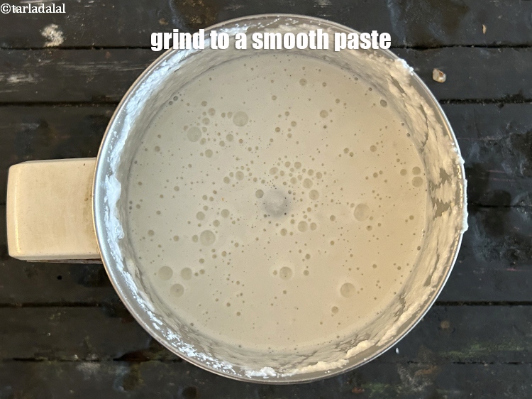 Step 6 – Grind to a smooth paste.