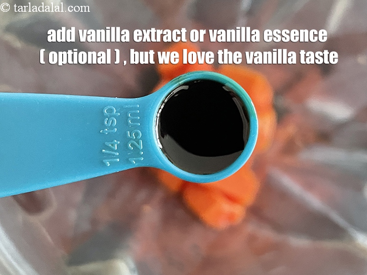 Step 7 – Add 1/4&nbsp;tsp vanilla extract or vanilla essence.
