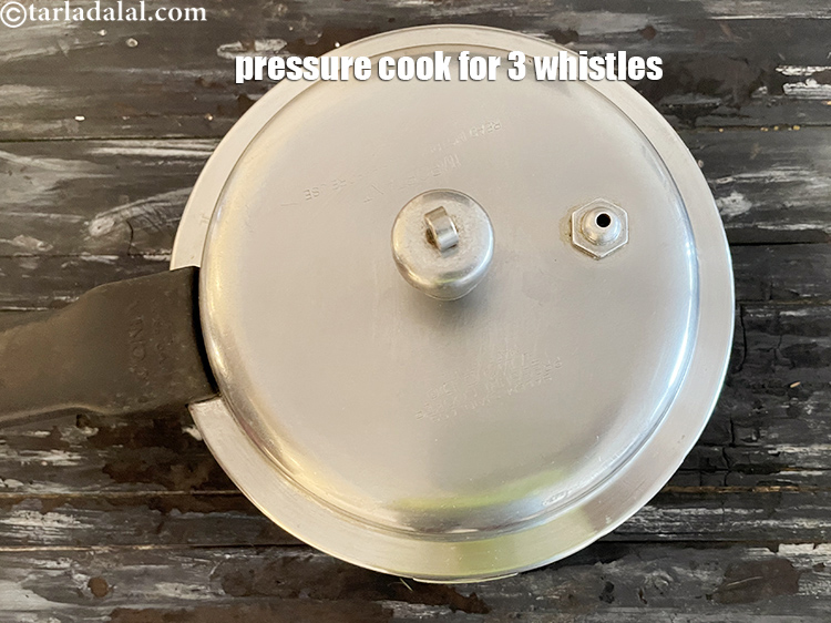 Step 13 – <meta charset="UTF-8" />&nbsp;Pressure cook for 3 whistles.