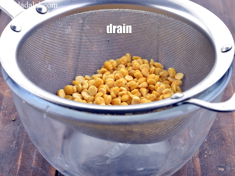 Step 6 – Drain well.