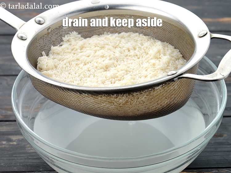 Step 7 – Drain it using a strainer and keep aside.&nbsp;
