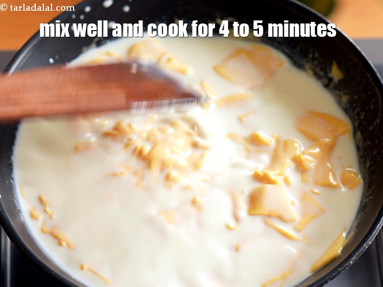 Step 22 – Mix well and cook on a medium flame for 4 to 5 minutes, while stirring …