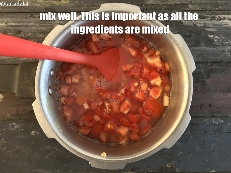 Step 8 – Mix well. This is important as all the ingredients get mixed.