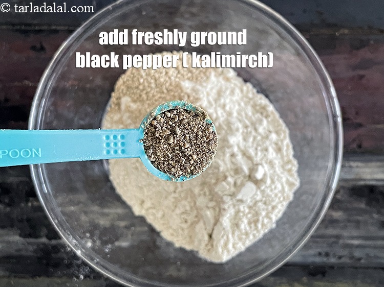 Step 7 – Add&nbsp;<meta charset="UTF-8" />1/2 tsp&nbsp;<a href="glossary-freshly-ground-black-pepper-kalimirch-powder-kali-mirch-ka-powder-567i">freshly ground black pepper (kalimirch)</a>.