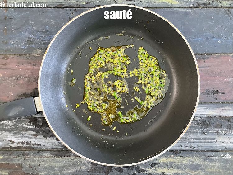 Step 24 – Saut&eacute; on a medium flame for a few seconds.