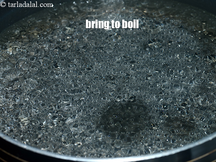 Step 6 – Bring to a boil.