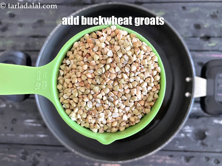Step 7 – <meta charset="UTF-8" />Add&nbsp;1/2 cup&nbsp;<a href="glossary-buckwheat-groats-kuttu-groats-2705i">buckwheat (kuttu or kutti no daro) groats</a>.&nbsp;<br /> &nbsp;