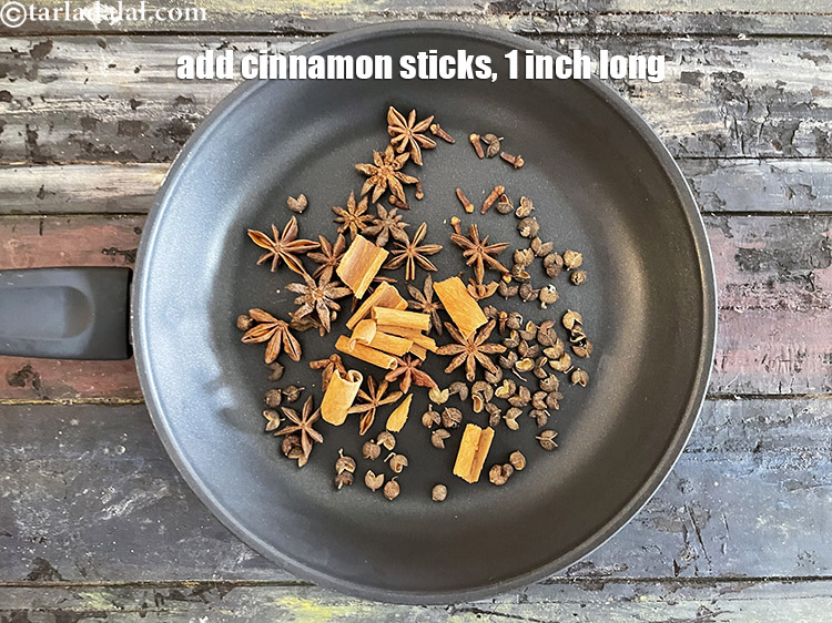 Step 10 – Add&nbsp;<meta charset="UTF-8" />10&nbsp;<a href="glossary-cinnamon-dalchini-346i">cinnamon (dalchini)</a>&nbsp;sticks , 1&quot; each.