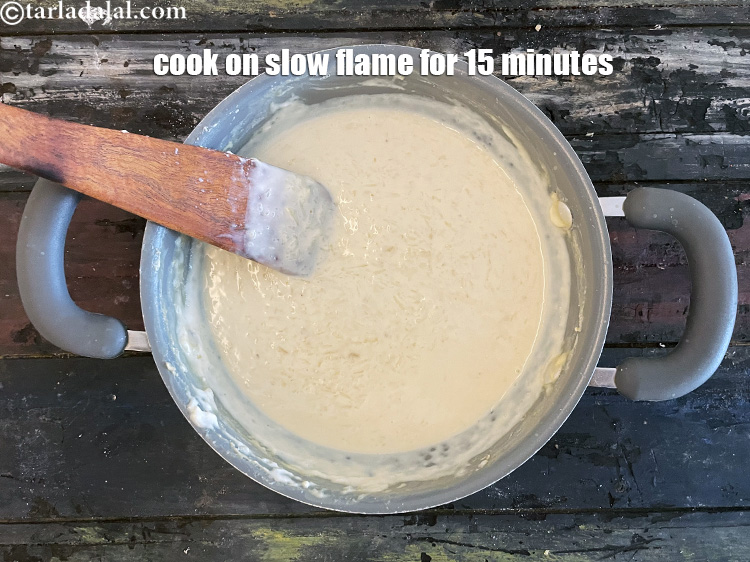 Step 25 – Cook on a slow flame for 15 minutes or till the potatoes are tender, while …