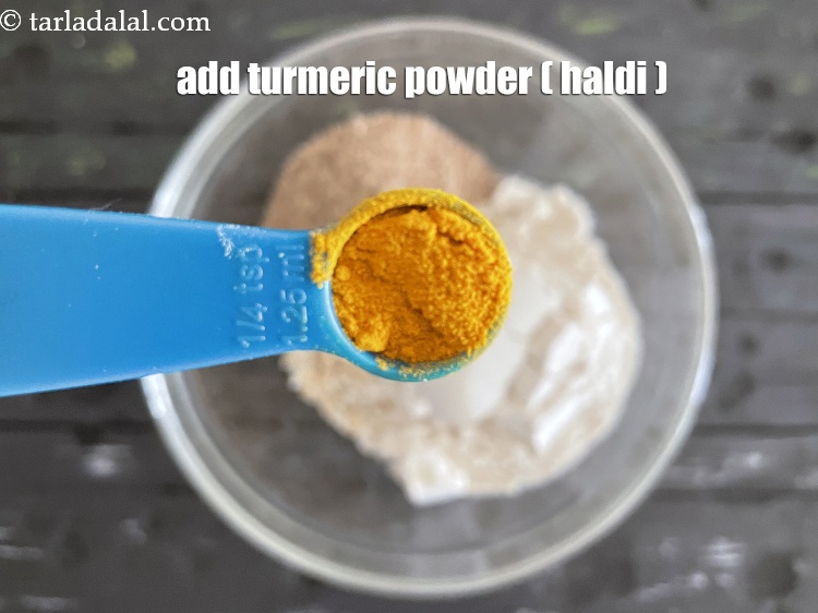 Step 9 – Add&nbsp;<meta charset="UTF-8" />1/4 tsp&nbsp;<a href="glossary-turmeric-powder-haldi-645i">turmeric powder (haldi)</a>.