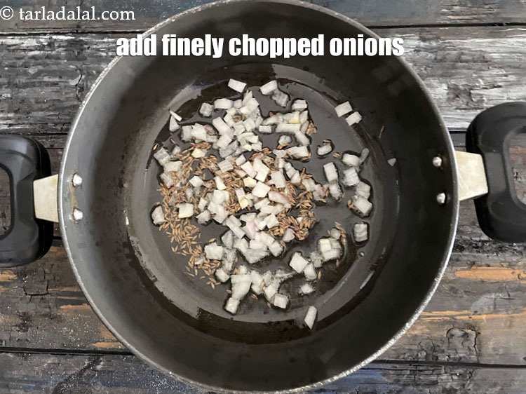 Step 9 – Add&nbsp;<meta charset="UTF-8" />1/4 cup&nbsp;finely&nbsp;<a href="glossary-chopped-onions-722i">chopped onions</a>.