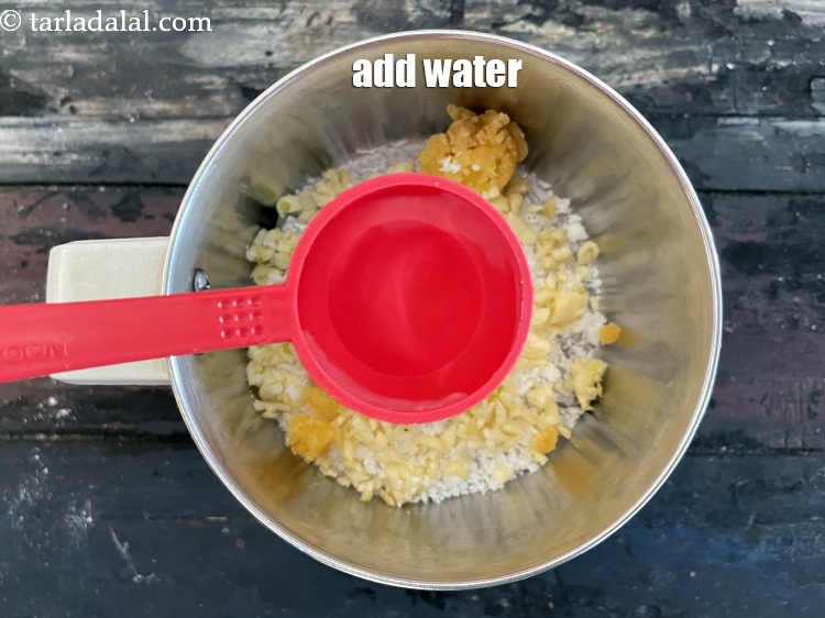 Step 11 – Add 2 tbls water.