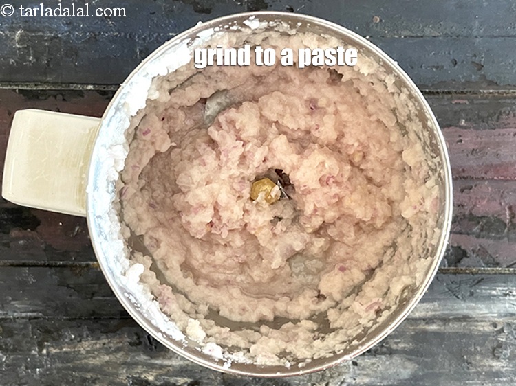 Step 13 – Grind to a paste.