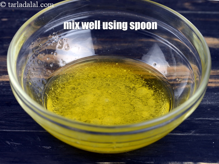 Step 6 – Mix well using a spoon.