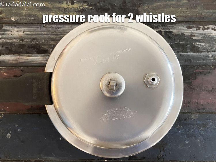 Step 11 – Pressure cook for 2 whistles.