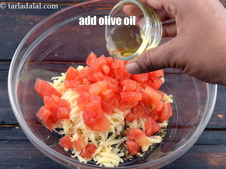 Step 6 – Add 1 tbsp&nbsp;<a href="https://www.tarladalal.com/glossary-olive-oil-451i">olive oil</a>.&nbsp;