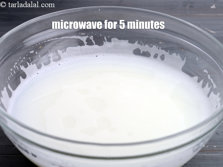 Step 6 – Microwave on high for 5 minutes, while stirring once in between after 2&frac12; minutes. Keep …