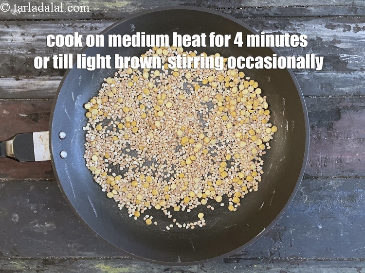 Step 6 – Cook on a medium flame for 4 minutes or till it turns light brown in …