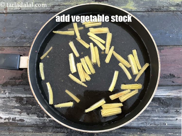 Step 19 – Add&nbsp;<meta charset="UTF-8" />4 cups&nbsp;<a href="basic-vegetable-stock-38556r">basic vegetable stock</a>.