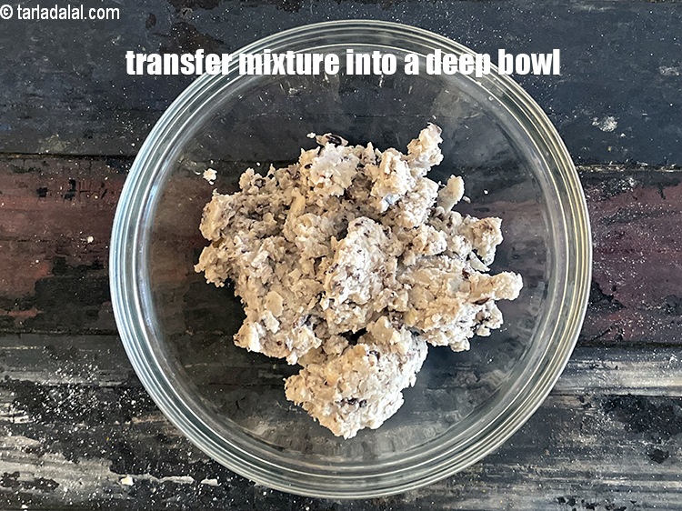 Step 12 – Transfer the paste into a deep bowl.