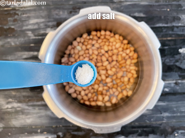 Step 9 – Add salt to taste. We used 1/2 tsp salt.