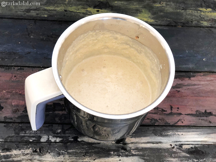 Step 6 – Grind for 1 minute in a mixer.