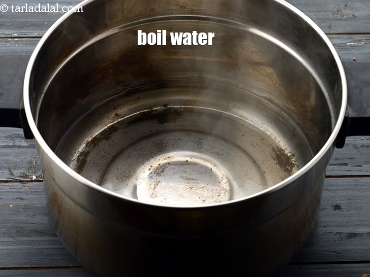 Step 46 – Make sure before you put the idli stand in the idli vessel, only when the …