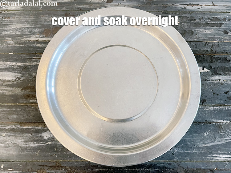 Step 12 – Cover and soak overnight.