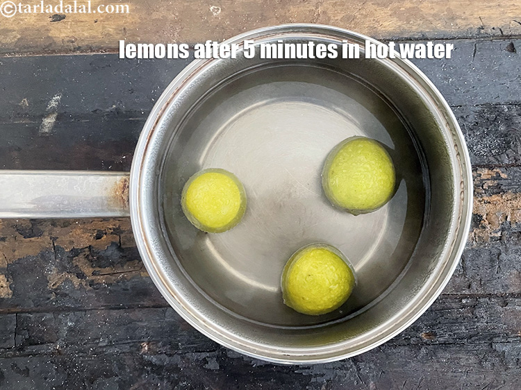 Step 7 – This is how the lemons look after 5 minutes.&nbsp;