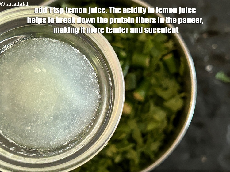 Step 7 – Add&nbsp;<meta charset="UTF-8" />1 tsp&nbsp;<a href="glossary-lemon-juice-numbi-ka-ras-nimbu-ka-juice-471i">lemon juice</a>.&nbsp;The acidity in lemon juice helps to break down the …