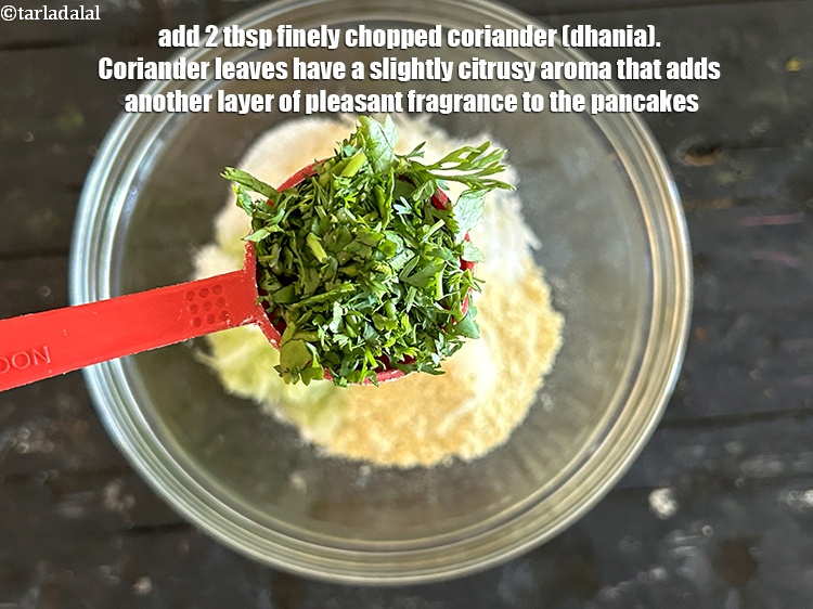 Step 7 – Add&nbsp;<meta charset="UTF-8" />2 tbsp&nbsp;finely&nbsp;<a href="glossary-chopped-coriander-783i">chopped coriander (dhania)</a>.&nbsp;Coriander leaves have a slightly citrusy aroma that adds …