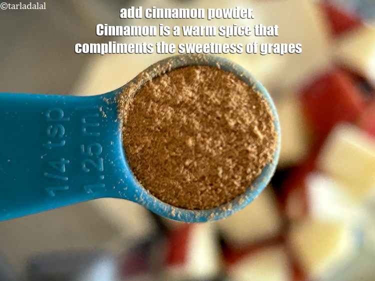 Step 7 – Add&nbsp;<meta charset="UTF-8" />1/4 tsp&nbsp;<a href="glossary-cinnamon-powder-dalchini-powder-850i">cinnamon (dalchini) powder</a>.&nbsp;Cinnamon is a warm spice that complements the sweetness …