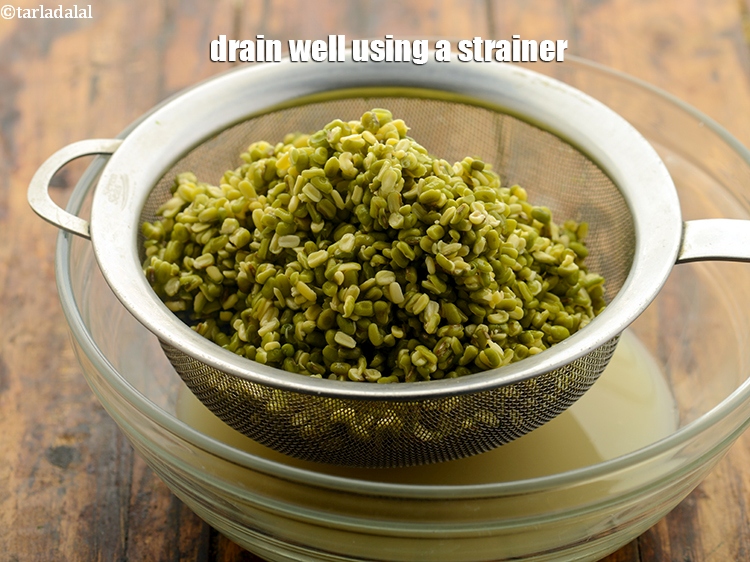 Step 9 – <meta charset="UTF-8" /> Drain well using a strainer.