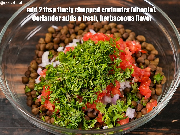Step 17 – Add&nbsp;<meta charset="UTF-8" />2 tbsp&nbsp;finely&nbsp;<a href="glossary-chopped-coriander-783i">chopped coriander (dhania)</a>.&nbsp;<meta charset="UTF-8" />Coriander adds a fresh,&nbsp;herbaceous flavor.