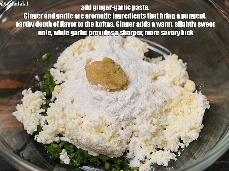 Step 7 – Add 1 tsp <a href="https://www.tarladalal.com/glossary-ginger-garlic-paste-adrak-lehsun-ki-pate-adrak-lahsun-ki-paste-939i">ginger-garlic paste</a>. Ginger and garlic are aromatic ingredients that bring a …
