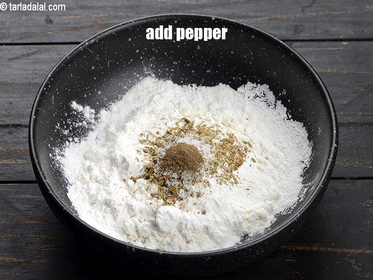 Step 8 – Add pepper to taste.