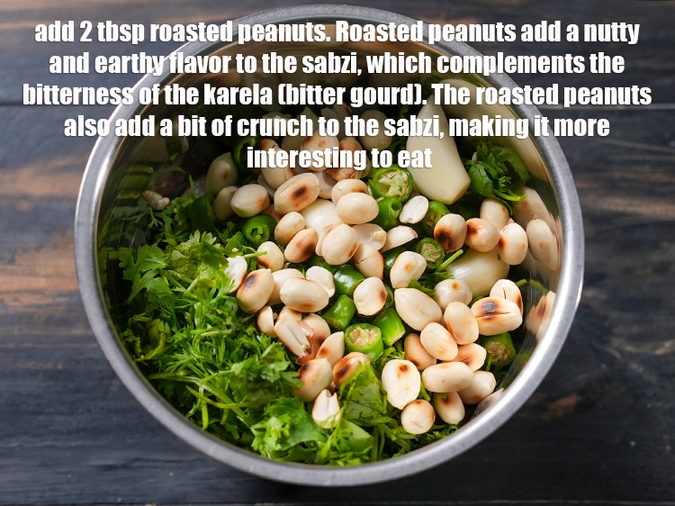 Step 7 – Add <meta charset="UTF-8" />2 tbsp&nbsp;<a href="glossary-roasted-peanuts-871i">roasted peanuts</a>.&nbsp;Roasted peanuts add a nutty and earthy flavor to …