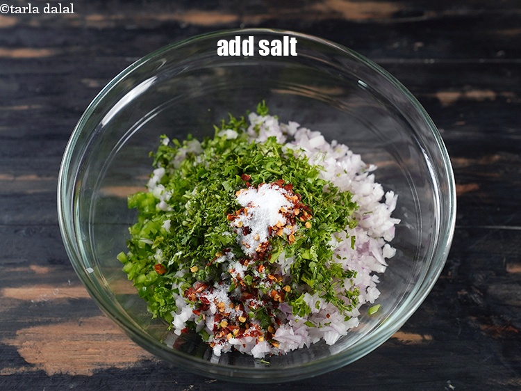Step 7 – Add salt to taste.