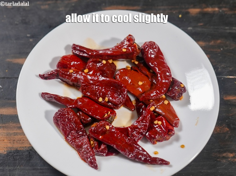 Step 7 – Allow it to cool slightly.