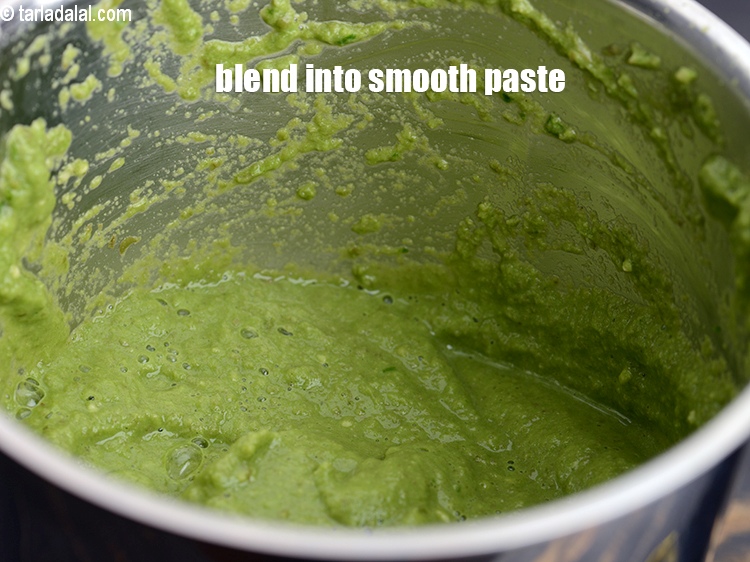 Step 7 – Blend into a smooth paste.