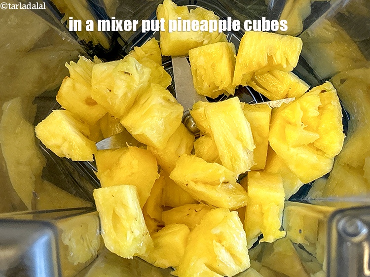 Step 14 – To make <strong>pineapple sweet lime drink recipe | mosambi pineapple juice with halim | healthy …