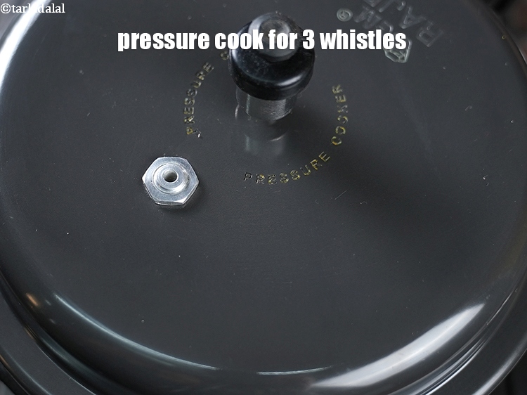 Step 7 – Mix well and pressure cook for 3 whistles.