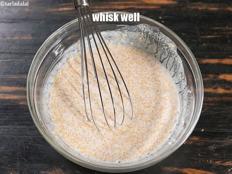 Step 7 – Whisk well.