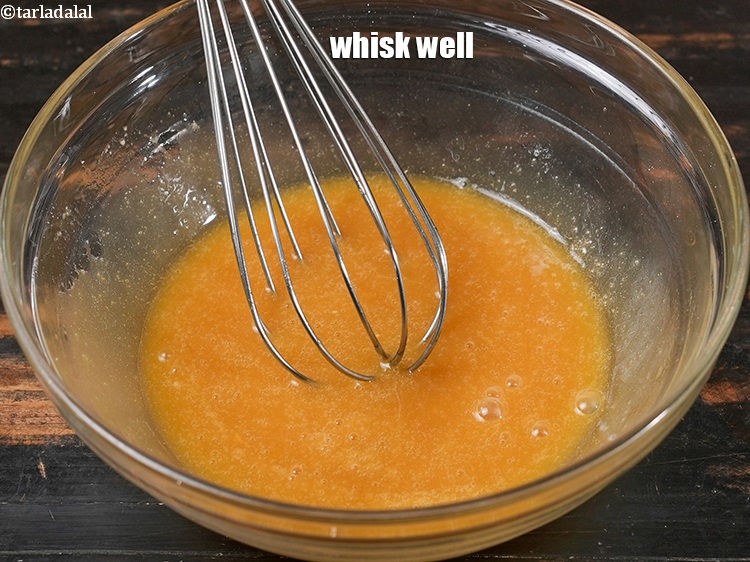 Step 7 – Whisk well.