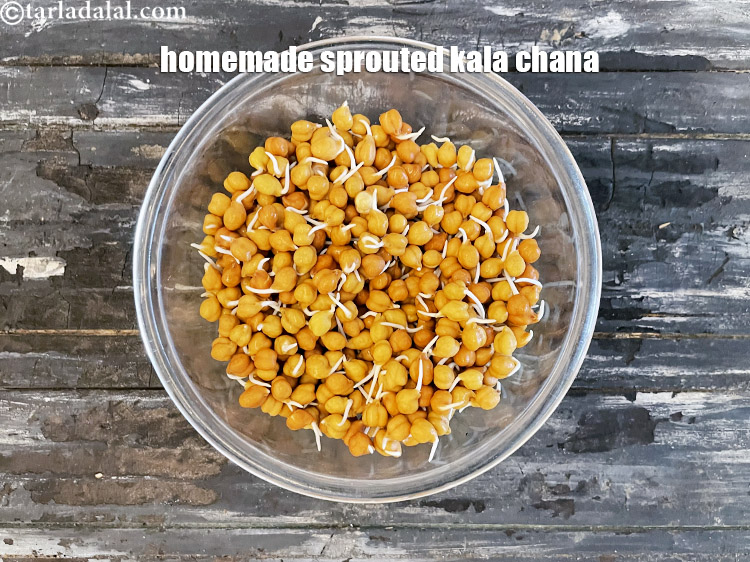 Step 10 – Homemade sprouted kala chana