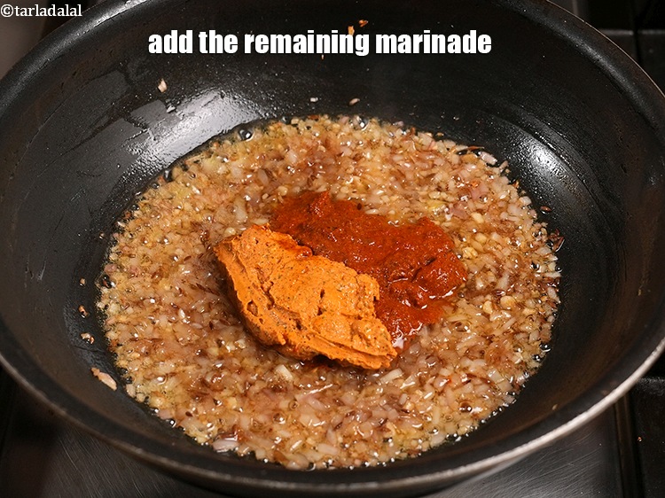 Step 54 – Add the remaining marinade.