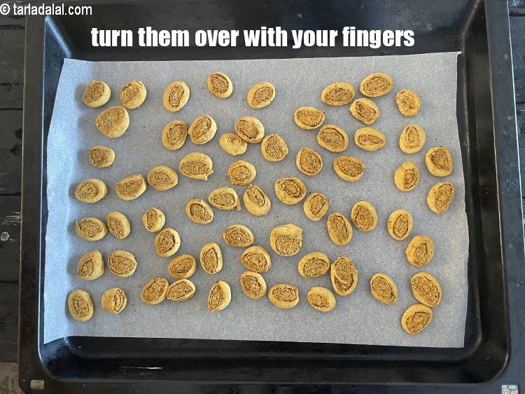 Step 54 – Turn them over with your fingers.