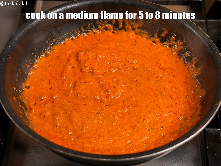 Step 58 – Cook on a medium flame for 5 to 8 minutes, while stirring occasionally.&nbsp;